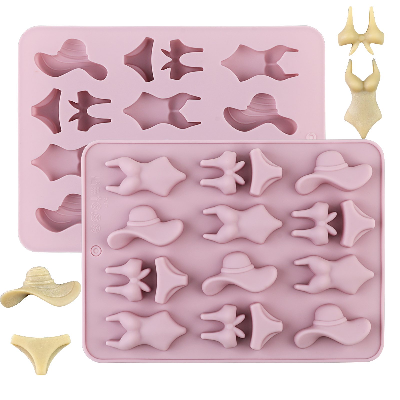 Soap Making Gloves - A Summer-Themed Beach Bikini Mold, Swimsuit