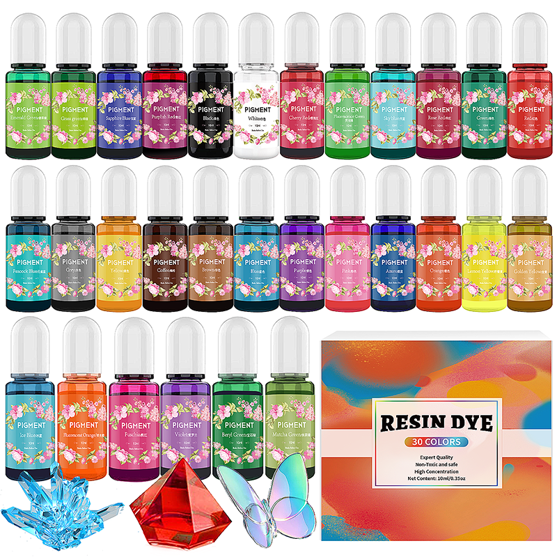 Soap Making Ingredient - DIY Epoxy Resin Pigment Kit Candle