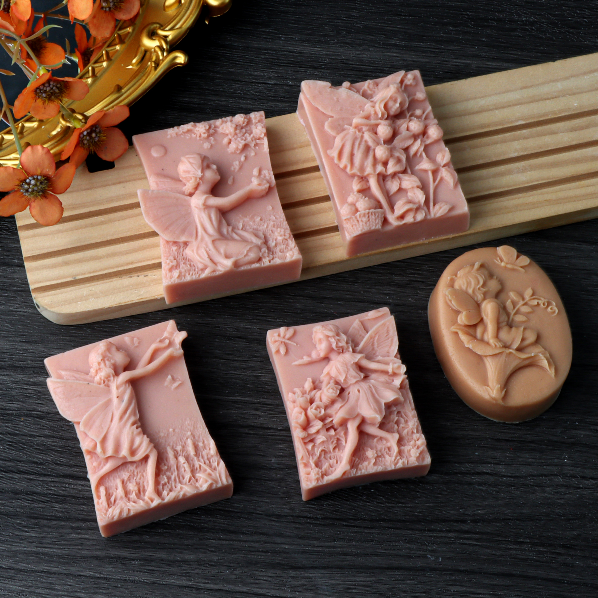 Soap Making In Home - Flower Fairy Silicone Soap Mold DIY