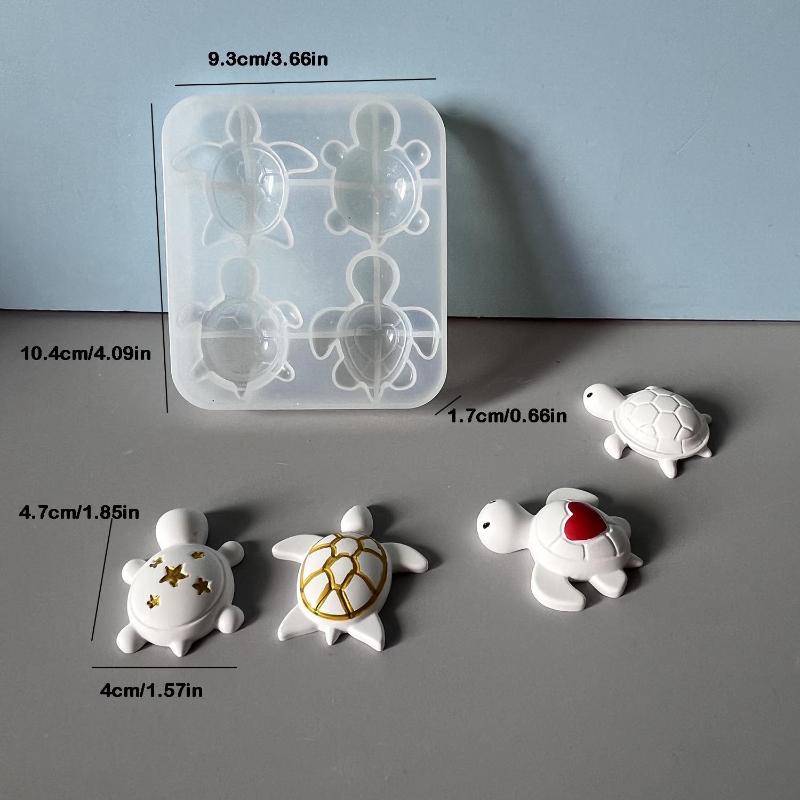 Soap Making Gloves - Turtle Shape Silicone Mould Set, Creative