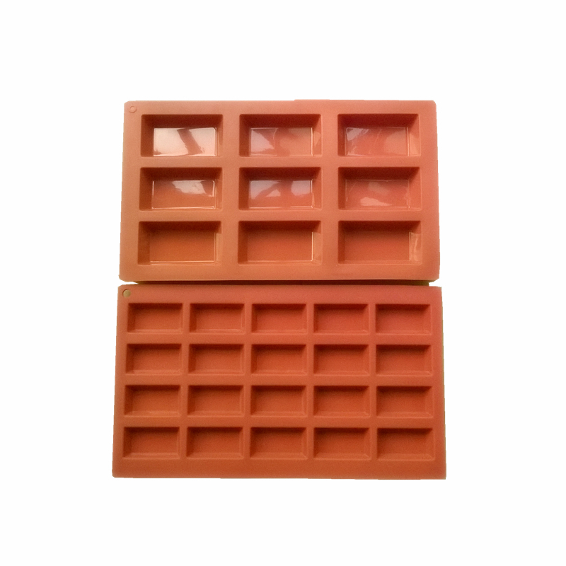 Soap Making Tray - Non-stick Silicone Financier Mold Rectangle French