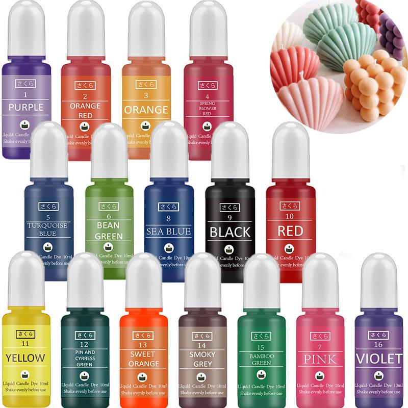 10ml/Bottle Candle Wax Pigment - Soap Making Ingredient reseña y precio