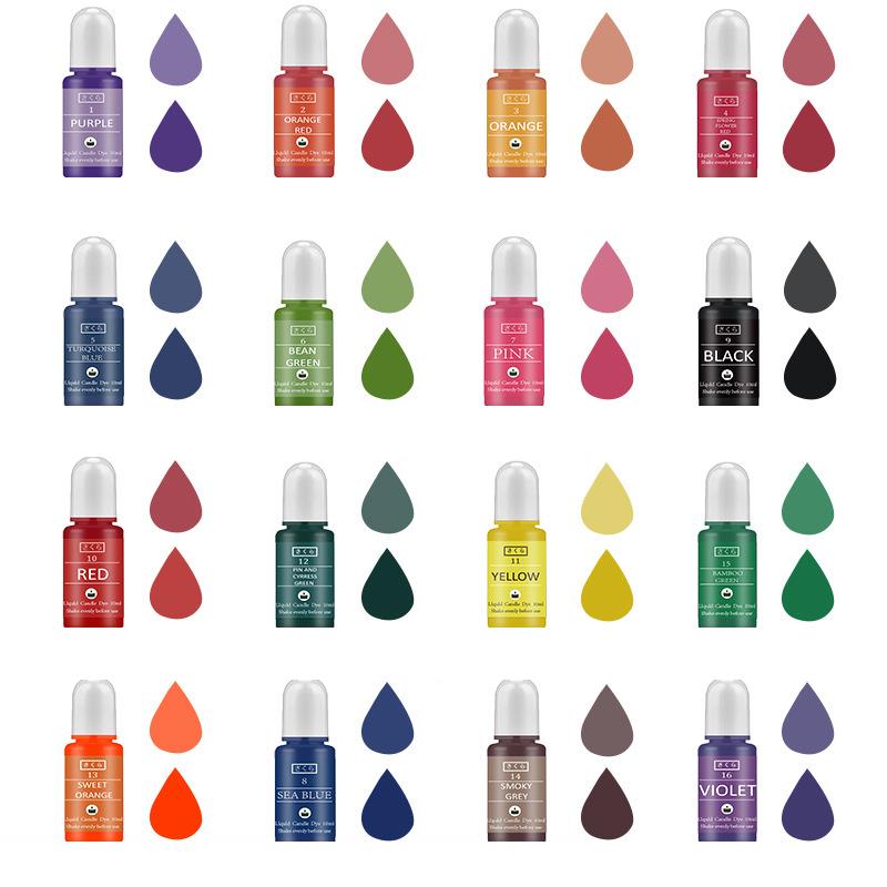 10ml/Bottle Candle Wax Pigment - Soap Making Ingredient reseña y precio