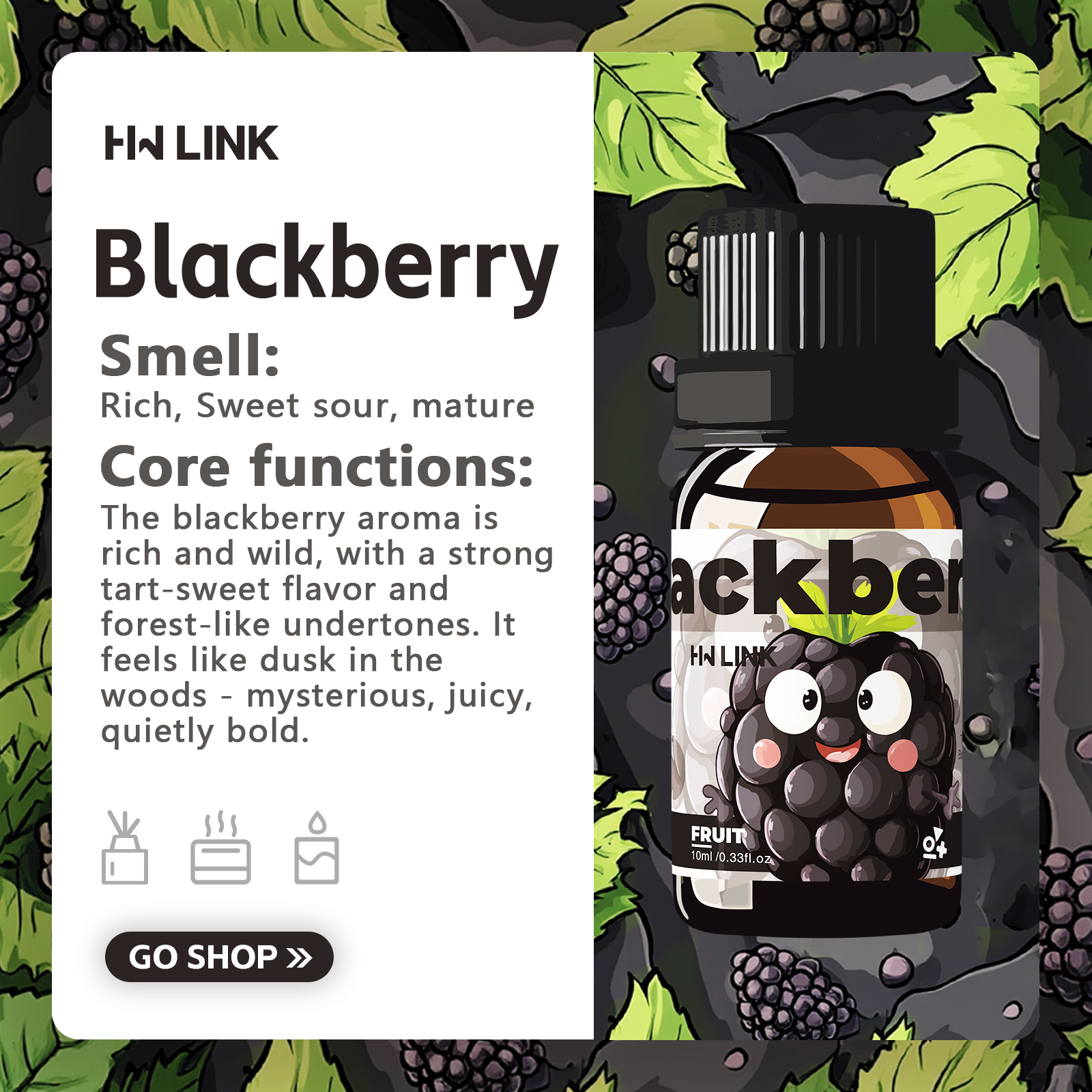 Blackberry Essential Oil Black - Soap Making Ingredient reseña y precio