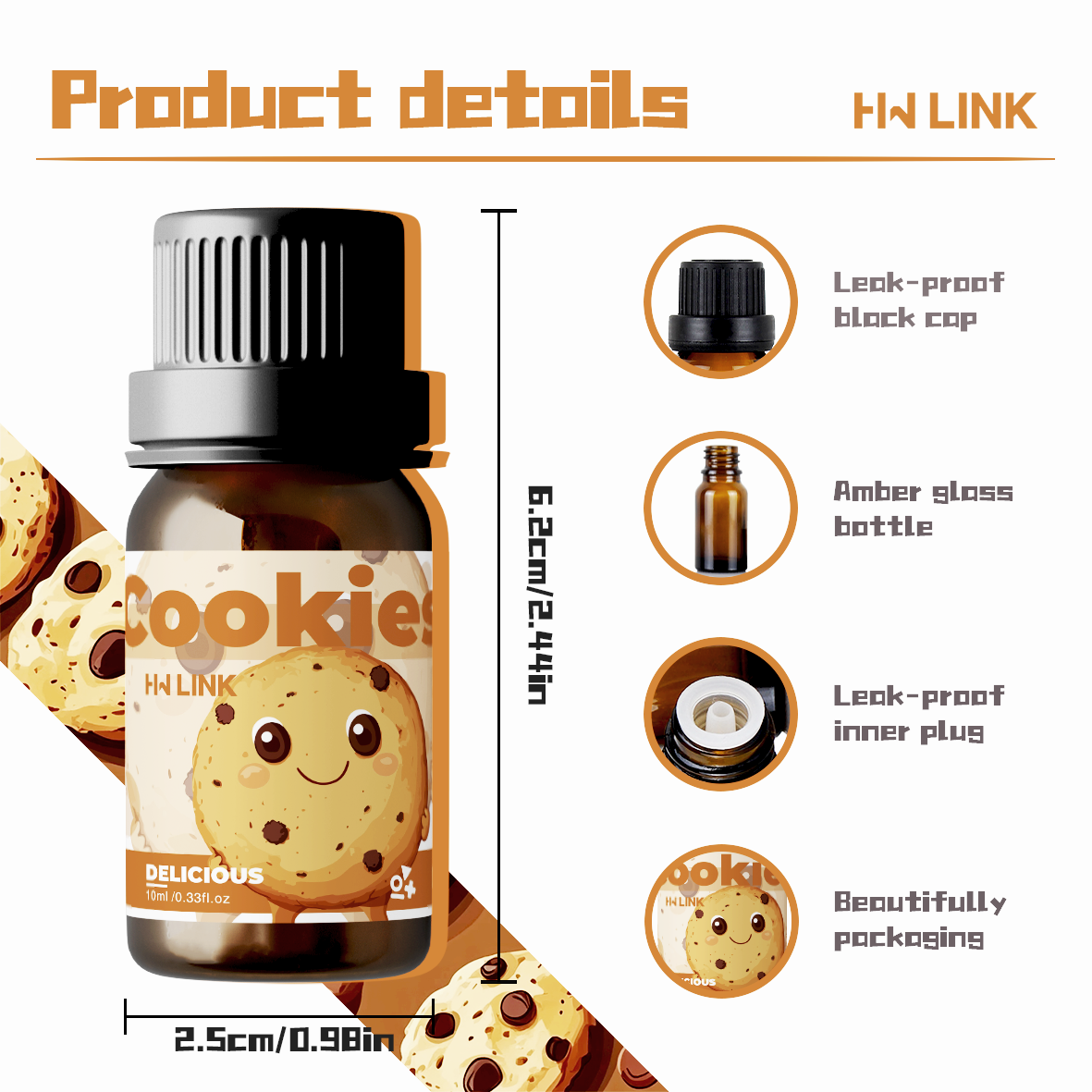 10ml Cookies Essential Oils Pe - Soap Making Ingredient reseña y precio
