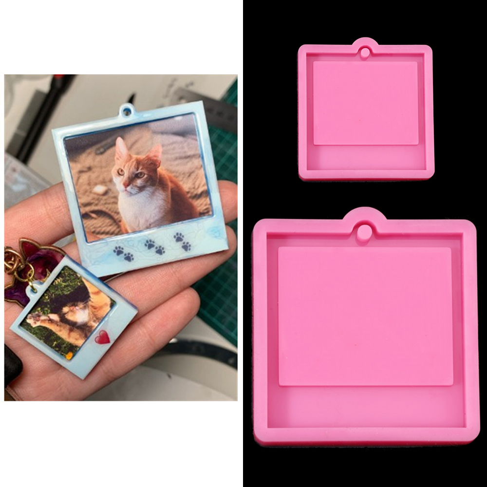 Photo Frame Epoxy Resin Keycha - Soap Making Tray reseña y precio