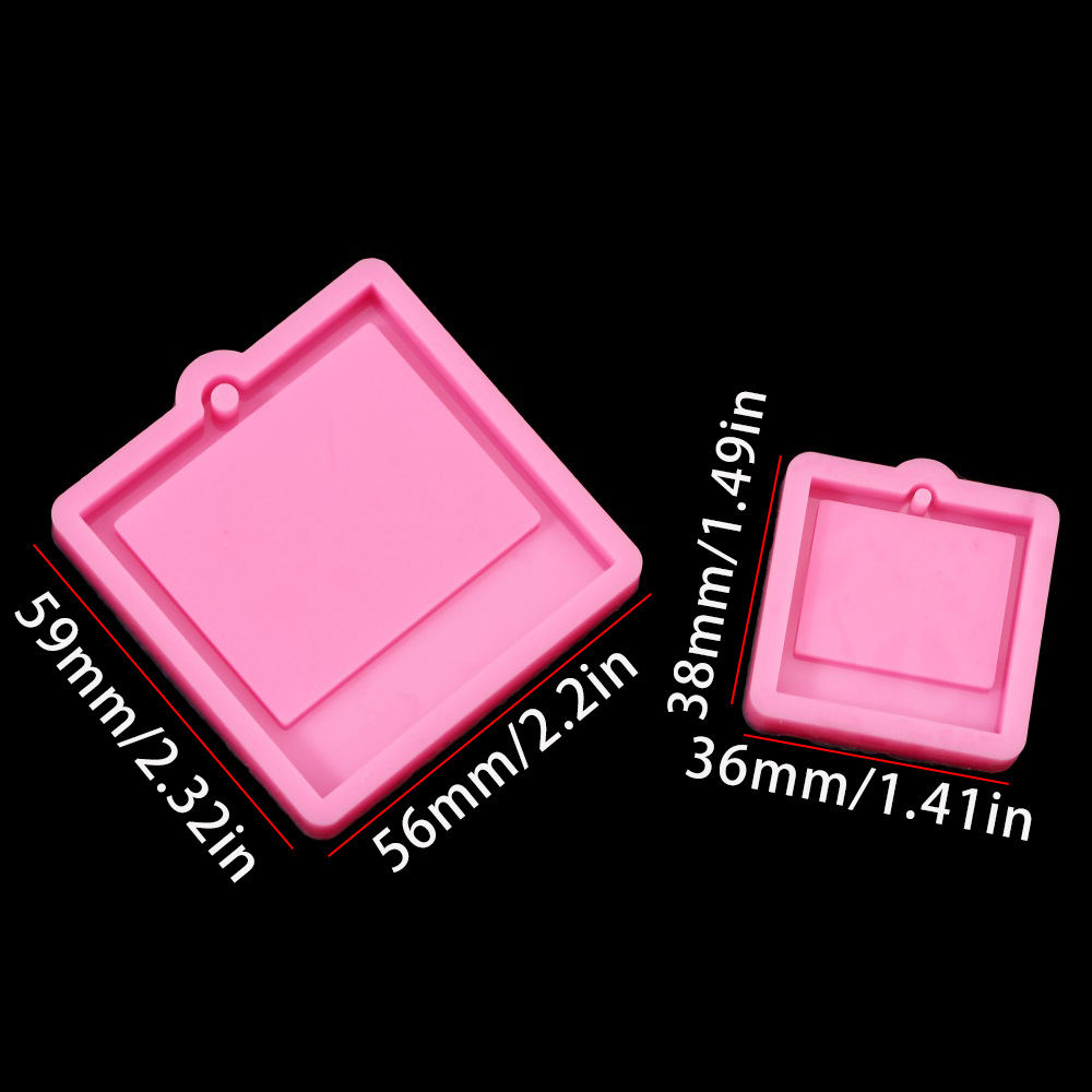 Photo Frame Epoxy Resin Keycha - Soap Making Tray reseña y precio