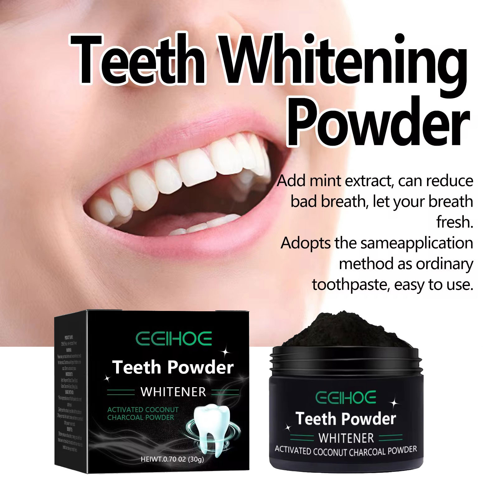 EELHOE Charcoal Powder for Tee - Activated Charcoal Powder reseña y precio