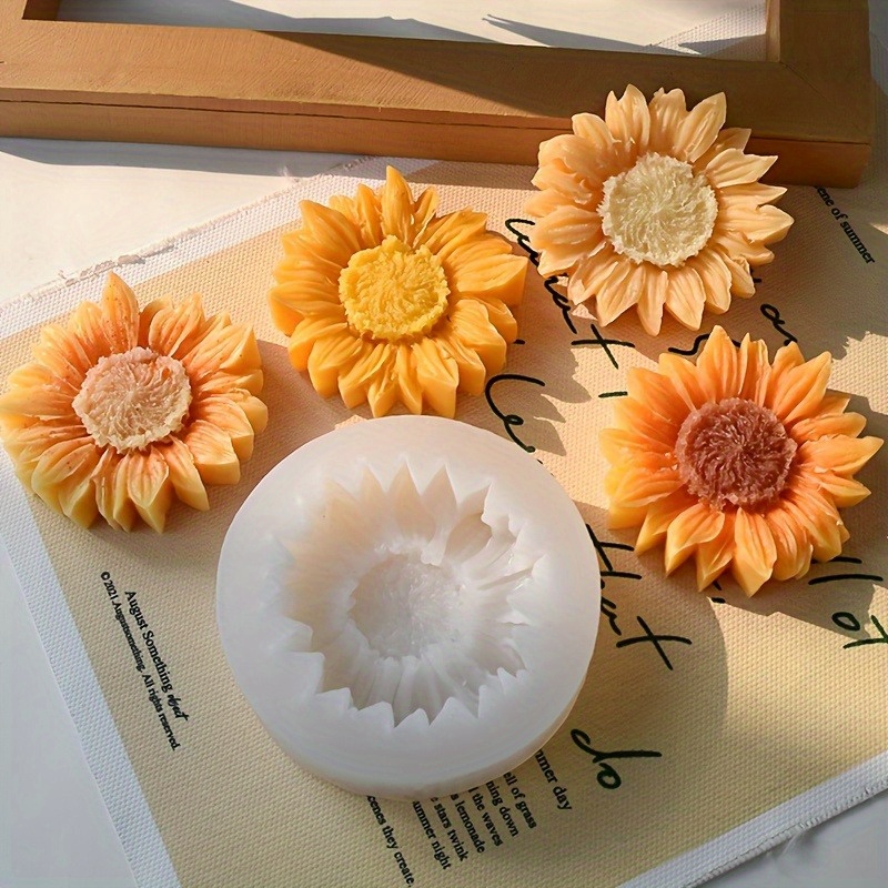 Vibrant 3D Sunflower Silicone  - Soap Making Gloves reseña y precio
