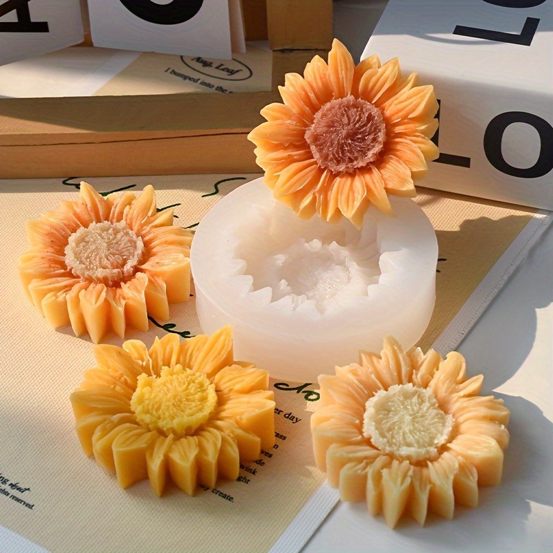 Vibrant 3D Sunflower Silicone  - Soap Making Gloves reseña y precio