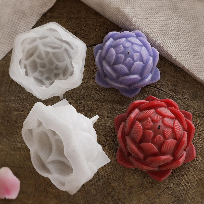 Lotus Flower Shape Candle Sili - Soap Making In Home reseña y precio