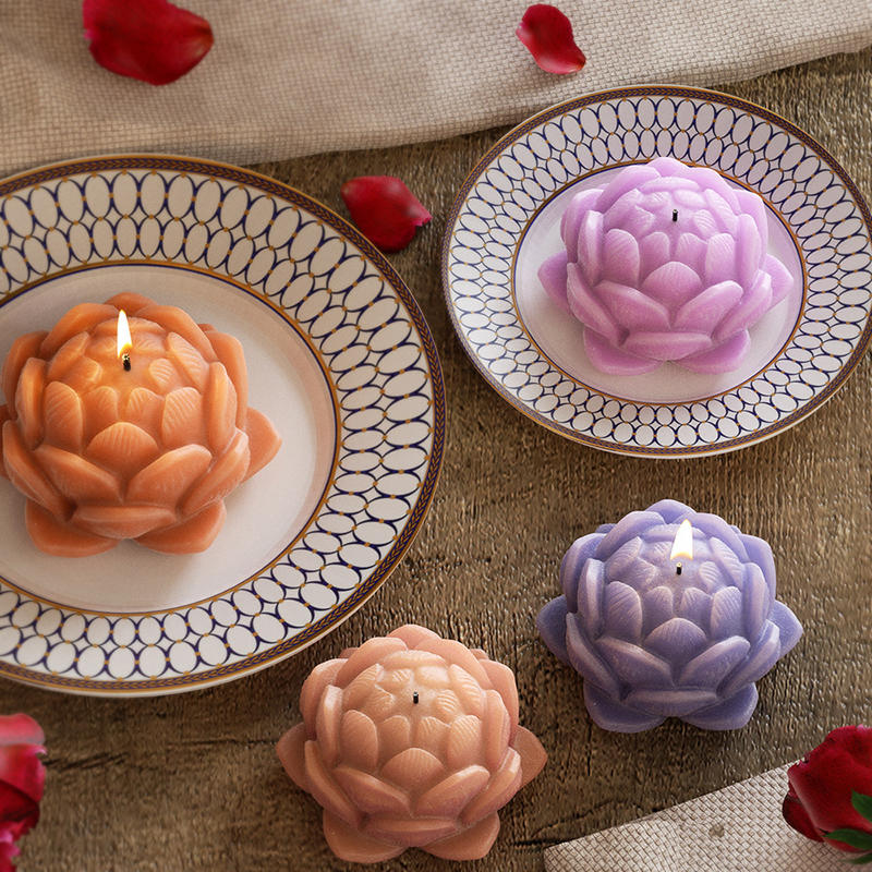 Lotus Flower Shape Candle Sili - Soap Making In Home reseña y precio
