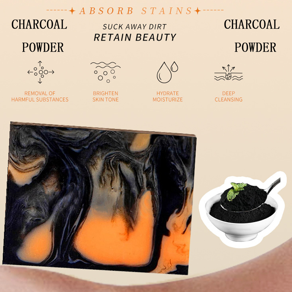 1/2/4/6Pcs Bamboo Charcoal Soa - Activated Charcoal Powder reseña y precio