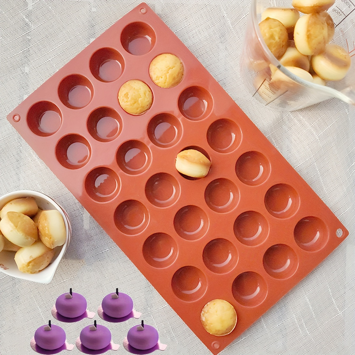 Silicone Cylinder Mold for Fre - Soap Making Tray reseña y precio