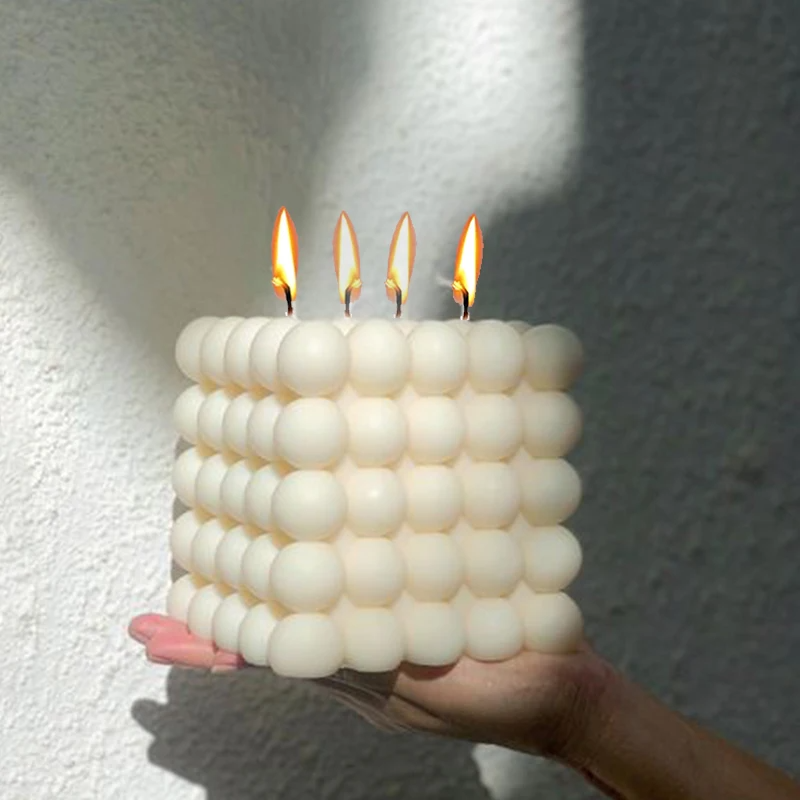 Large Bubble Cube Candles Sili - Soap Making In Home reseña y precio