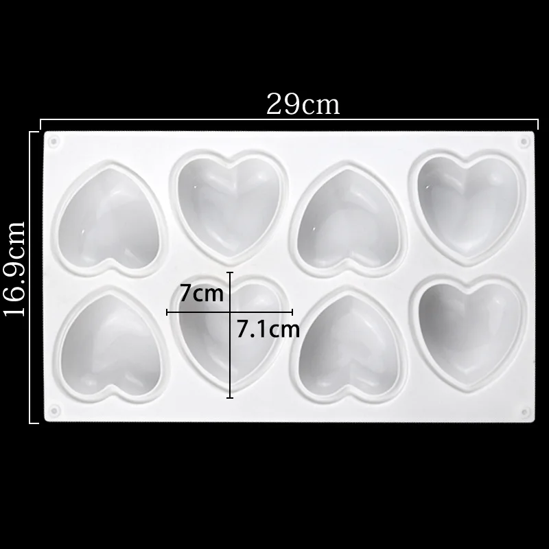 Love Heart Silicone Soap Mold  - Soap Making Tray reseña y precio