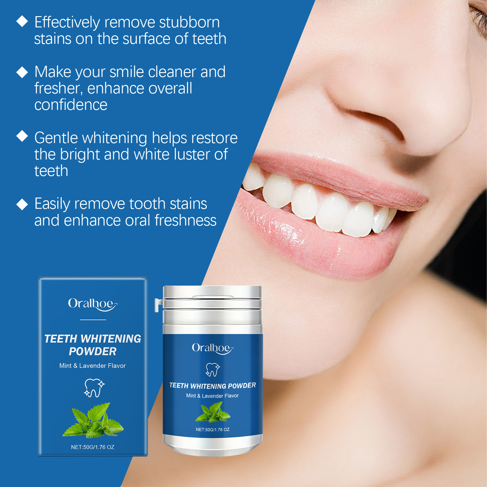 ORALHOE Pearl Essence Teeth Wh - Activated Charcoal Powder reseña y precio
