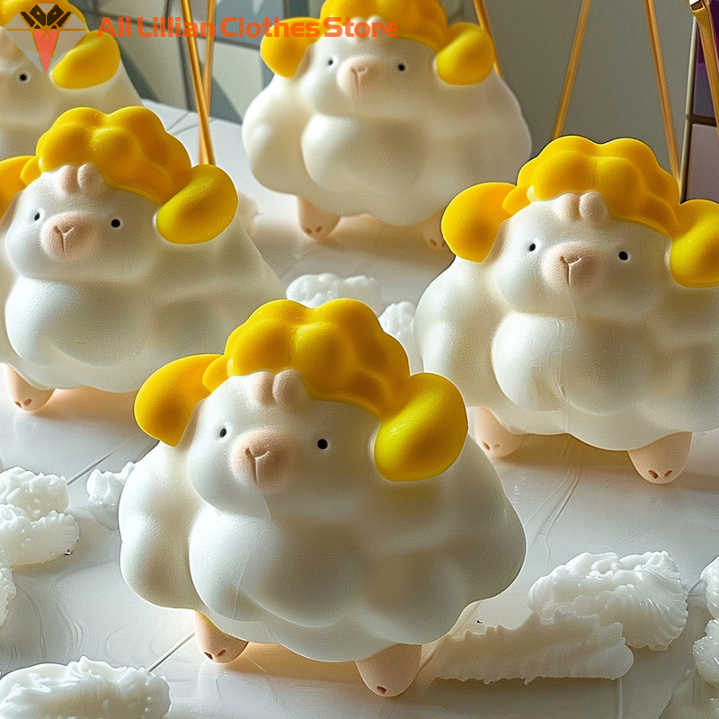 3D Sheep Shape Jelly Mold Kitc - Soap Making Gloves reseña y precio