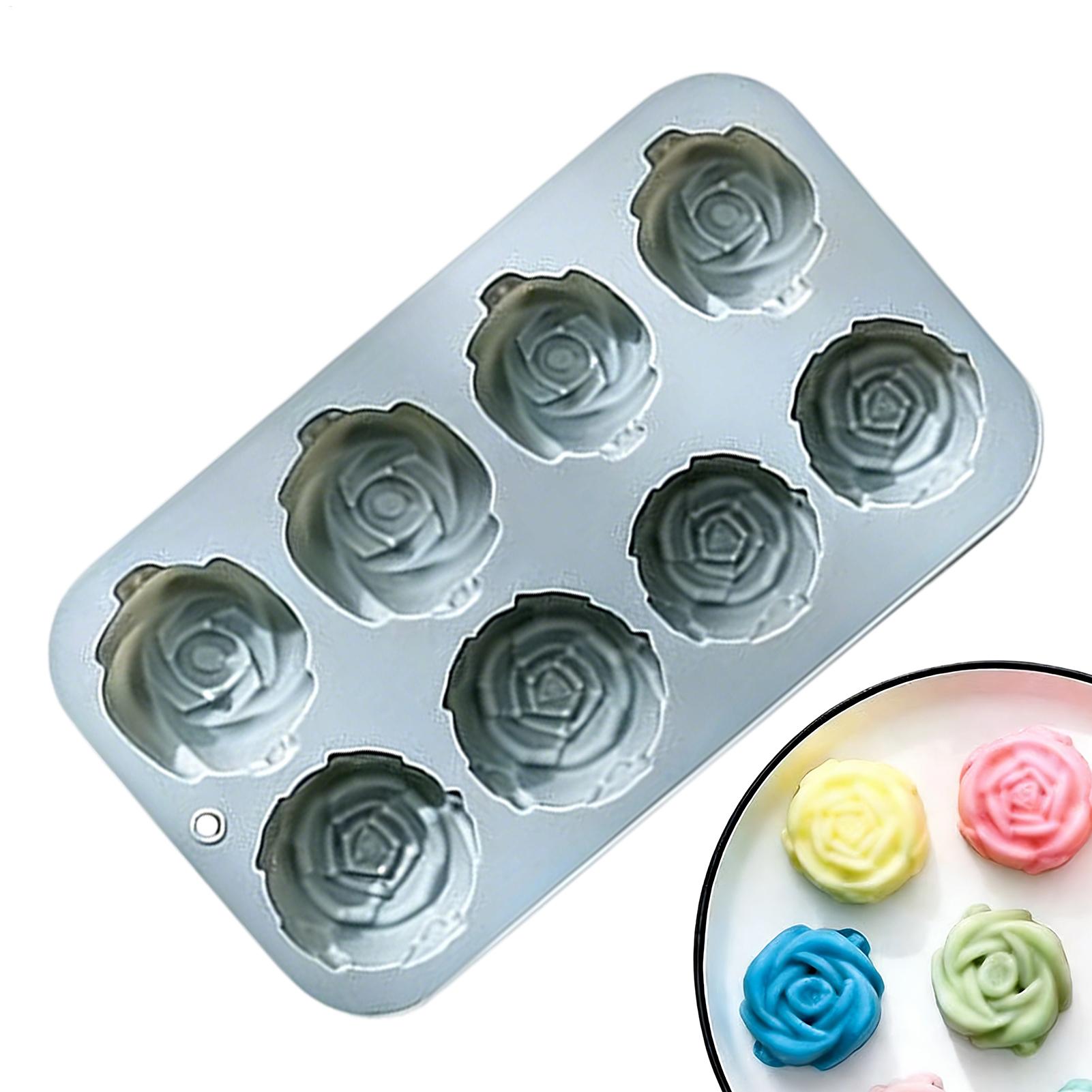 8 Holes Rose Flower Silicone M - Soap Making In Home reseña y precio