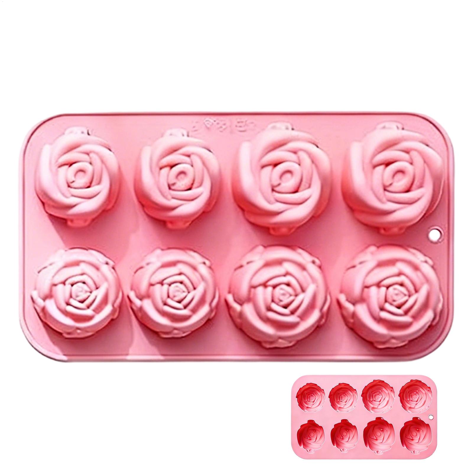 8 Holes Rose Flower Silicone M - Soap Making In Home reseña y precio