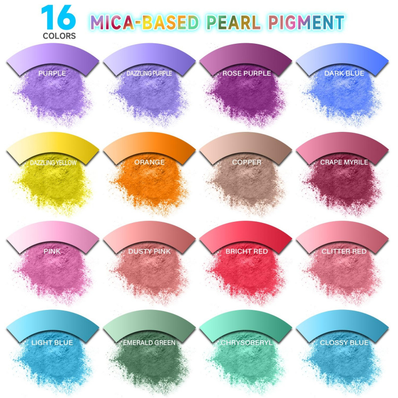 16Color Mica Powder Set，Per Pa - Soap Making Ingredient reseña y precio