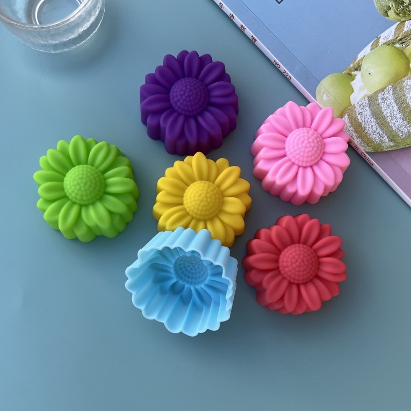 6 Pcs Set Non-Stick Flower Des - Soap Making Gloves reseña y precio