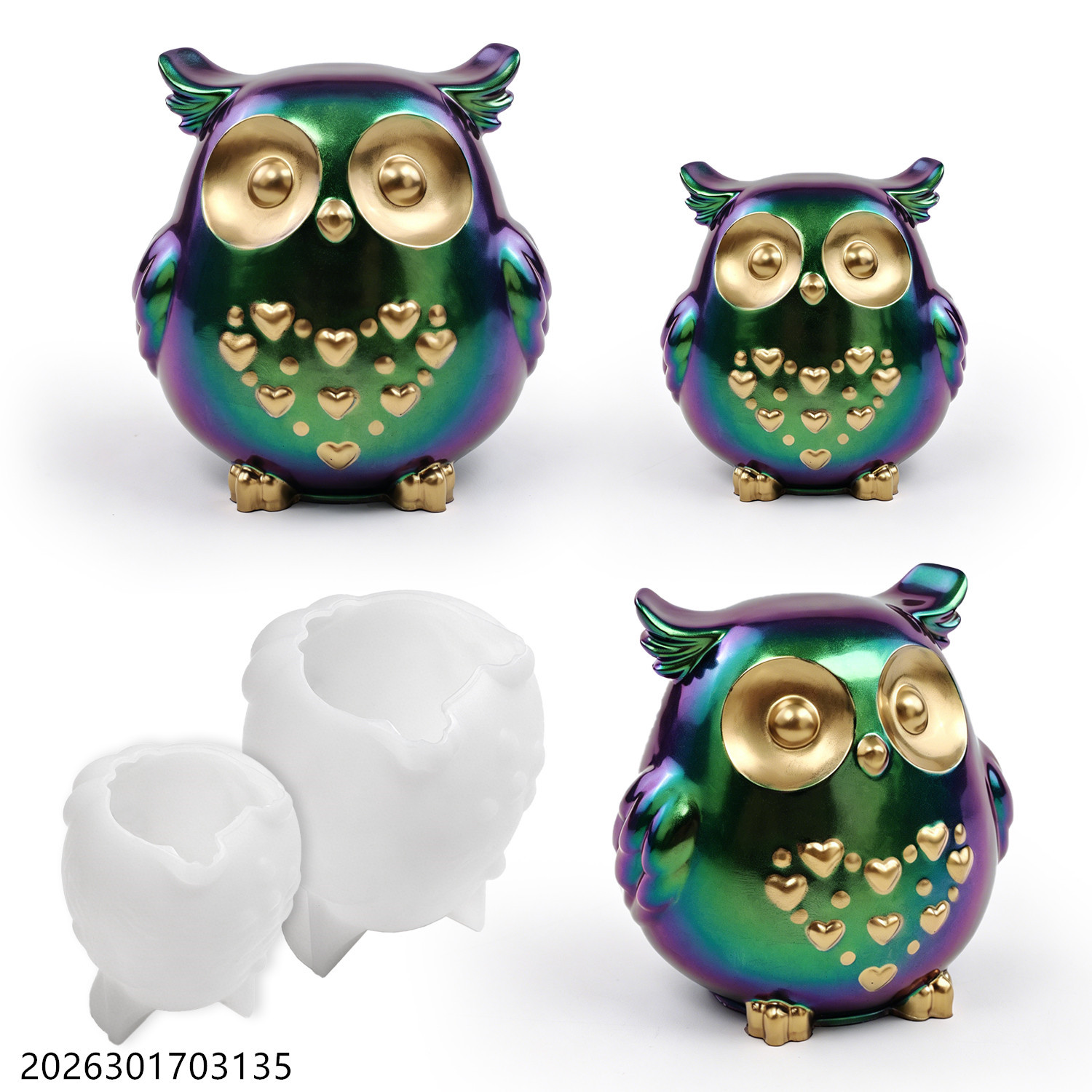 Owl Silicone Mold 3D Bird Shap - Soap Making Tray reseña y precio