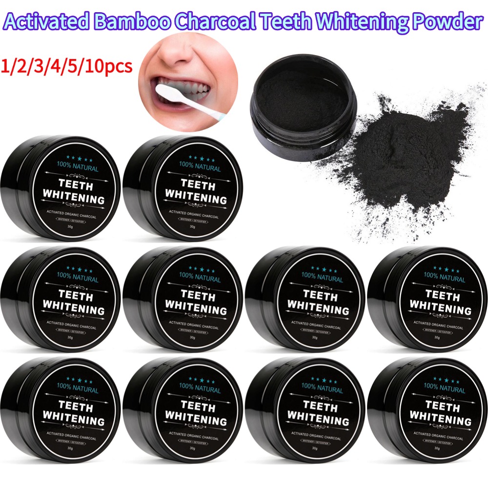 Teeth Whitening Powder Natural - Activated Charcoal Powder reseña y precio