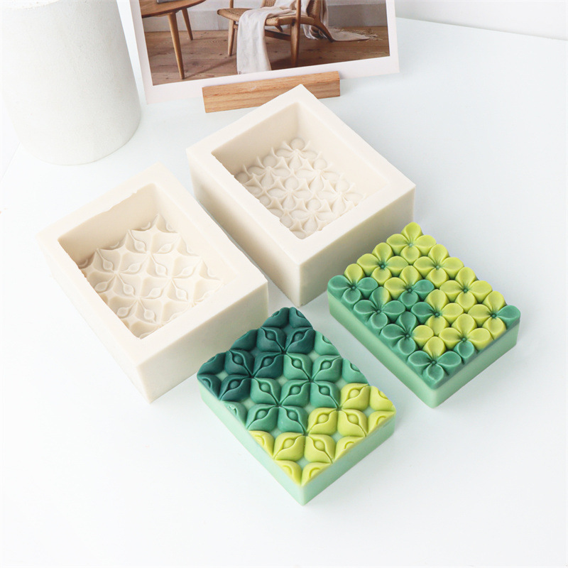 Square Flower Handmade Soap Si - Soap Making In Home reseña y precio